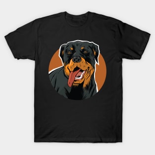 Rottweiler Dog Design T-Shirt